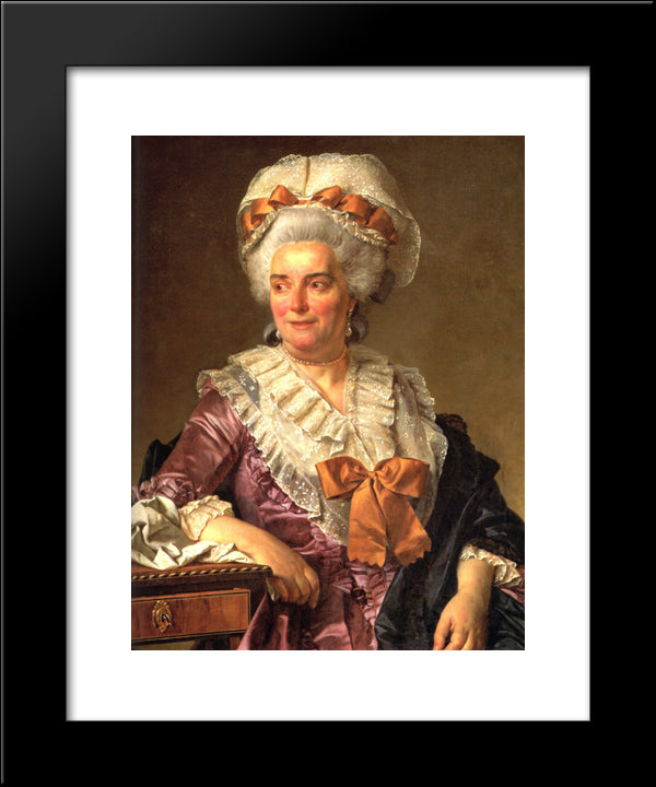 Portrait Of Madame Charles-Pierre Pecoul, Nee Potain, Mother-In-Law Of The Artist 20x24 Black Modern Wood Framed Art Print Poster by David, Jacques Louis