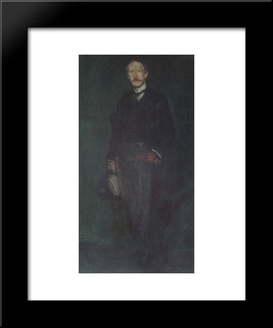 Edward Guthrie Kennedy 20x24 Black Modern Wood Framed Art Print Poster by Whistler, James McNeill
