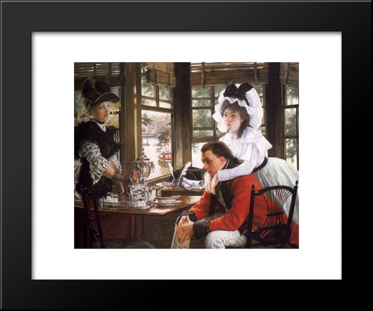 Bad News 20x24 Black Modern Wood Framed Art Print Poster by Tissot, James