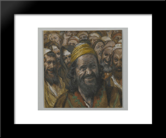 Barrabbas, Illustration From 'The Life Of Our Lord Jesus Christ' 20x24 Black Modern Wood Framed Art Print Poster by Tissot, James