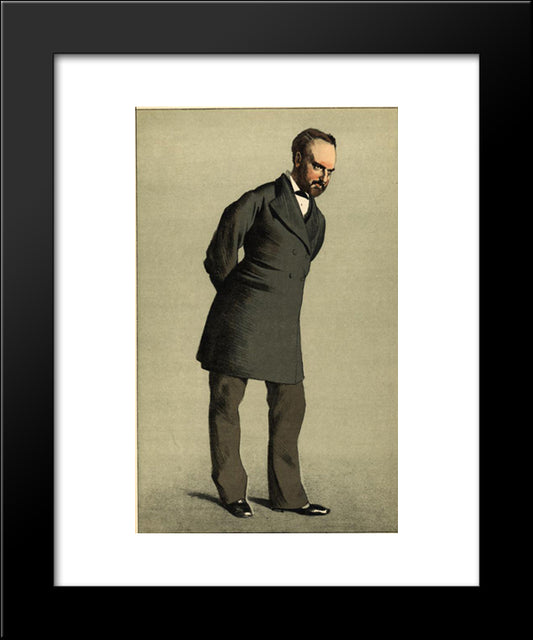 Dilke, Charles Wentworth 20x24 Black Modern Wood Framed Art Print Poster by Tissot, James