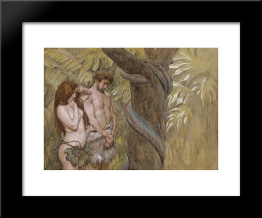 God'S Curse 20x24 Black Modern Wood Framed Art Print Poster by Tissot, James