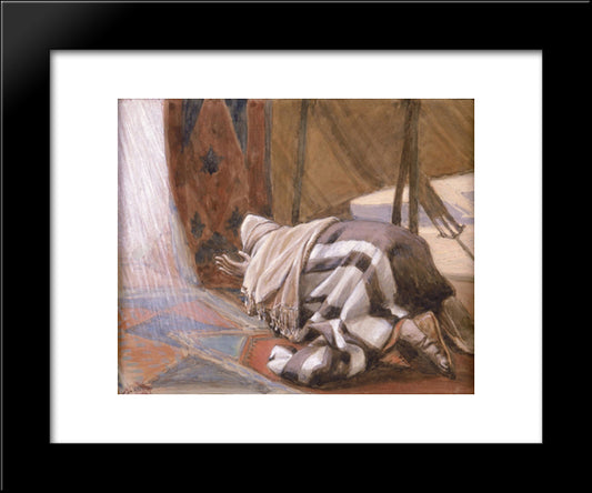 God'S Promises To Abram 20x24 Black Modern Wood Framed Art Print Poster by Tissot, James