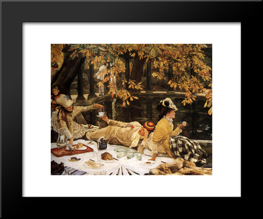 Holyday 20x24 Black Modern Wood Framed Art Print Poster by Tissot, James