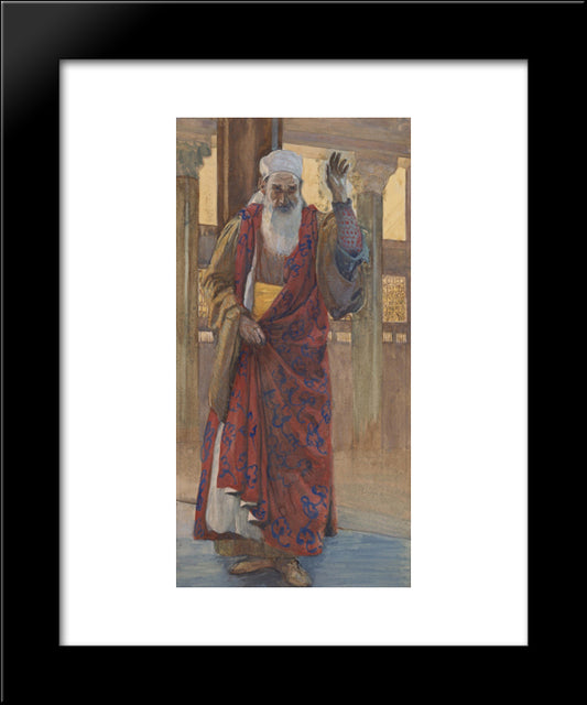 Isaiah 20x24 Black Modern Wood Framed Art Print Poster by Tissot, James