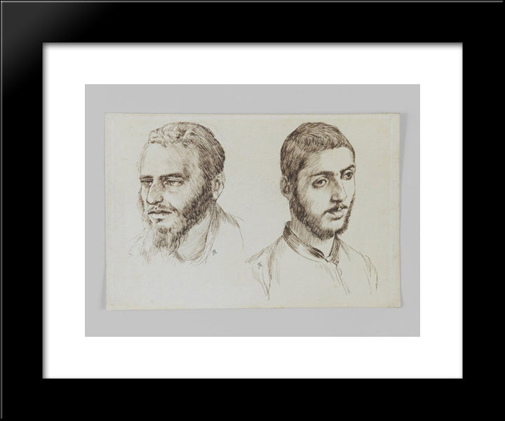 Jew And Armenian 20x24 Black Modern Wood Framed Art Print Poster by Tissot, James