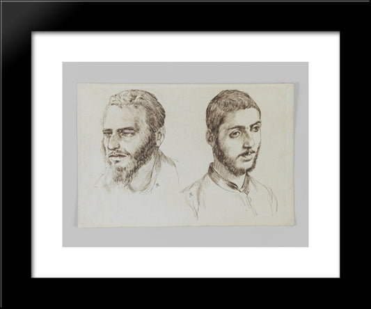 Jew And Armenian 20x24 Black Modern Wood Framed Art Print Poster by Tissot, James