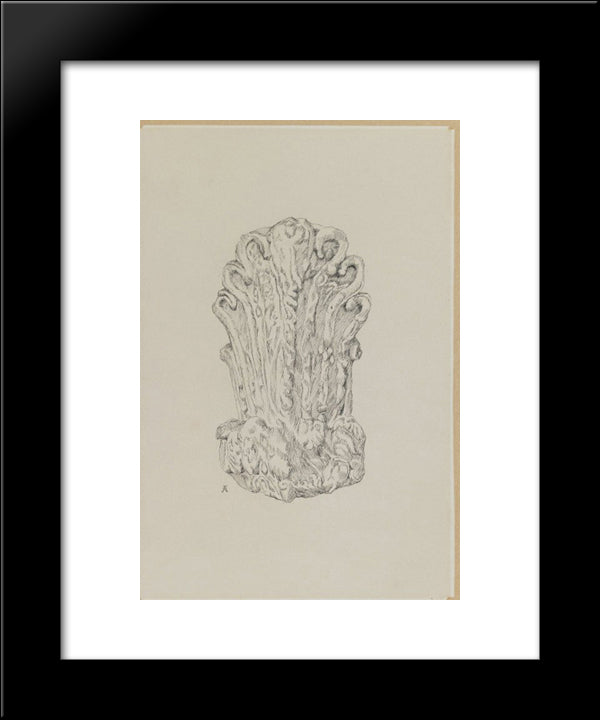 Judaic Ornament 20x24 Black Modern Wood Framed Art Print Poster by Tissot, James