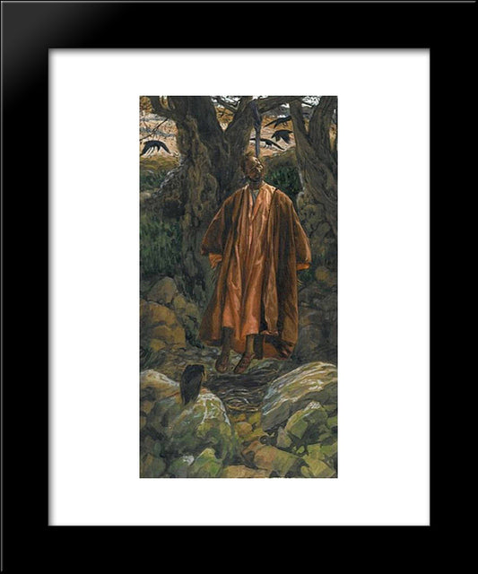 Judas Hangs Himself, Illustration For 'The Life Of Christ' 20x24 Black Modern Wood Framed Art Print Poster by Tissot, James