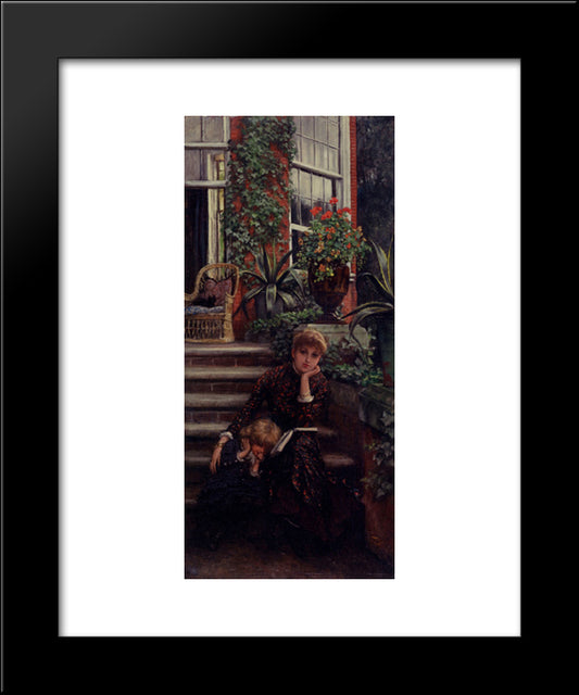 Older Sister 20x24 Black Modern Wood Framed Art Print Poster by Tissot, James