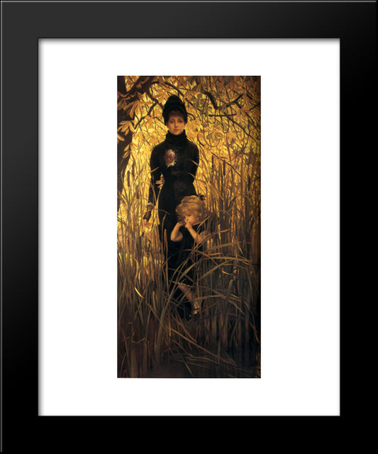 Orphan 20x24 Black Modern Wood Framed Art Print Poster by Tissot, James