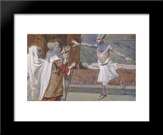 Pharaoh And His Dead Son 20x24 Black Modern Wood Framed Art Print Poster by Tissot, James