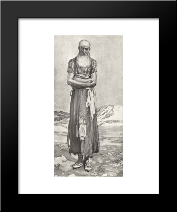 Prophet Naum 20x24 Black Modern Wood Framed Art Print Poster by Tissot, James