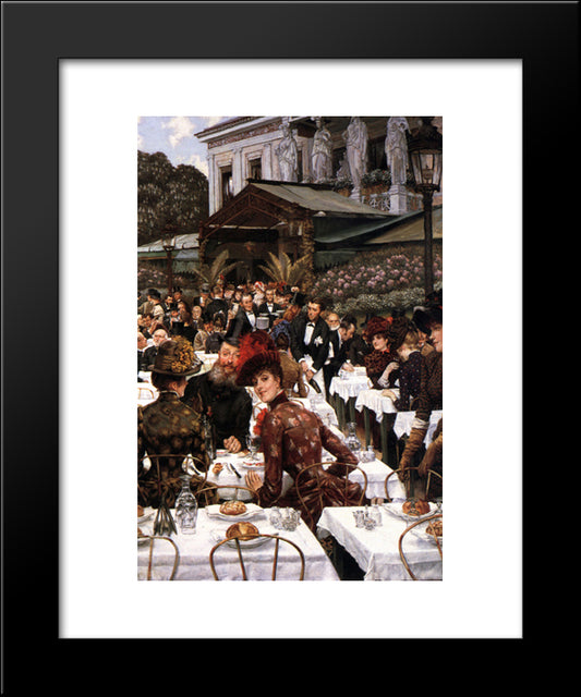 The Artist'S Ladies 20x24 Black Modern Wood Framed Art Print Poster by Tissot, James