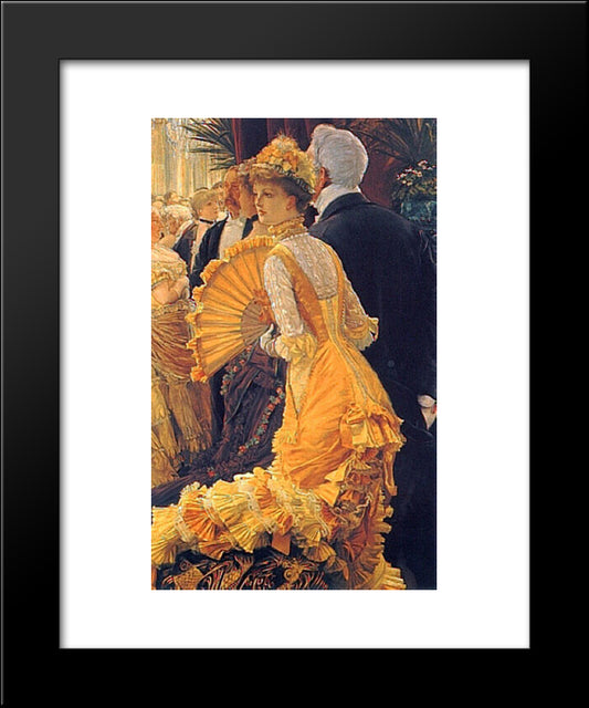 The Ball 20x24 Black Modern Wood Framed Art Print Poster by Tissot, James