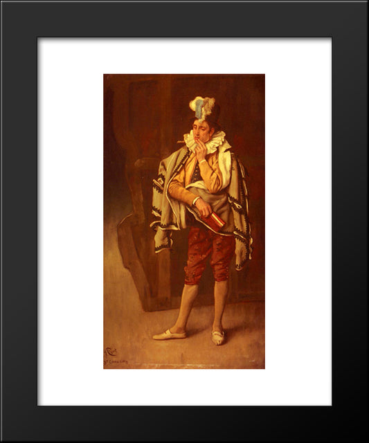 The Comedian 20x24 Black Modern Wood Framed Art Print Poster by Tissot, James