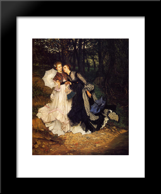 The Confidence 20x24 Black Modern Wood Framed Art Print Poster by Tissot, James
