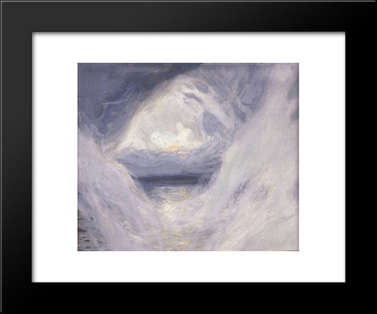 The Creation 20x24 Black Modern Wood Framed Art Print Poster by Tissot, James