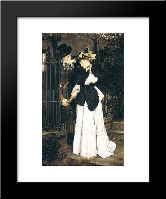 The Farewell 20x24 Black Modern Wood Framed Art Print Poster by Tissot, James