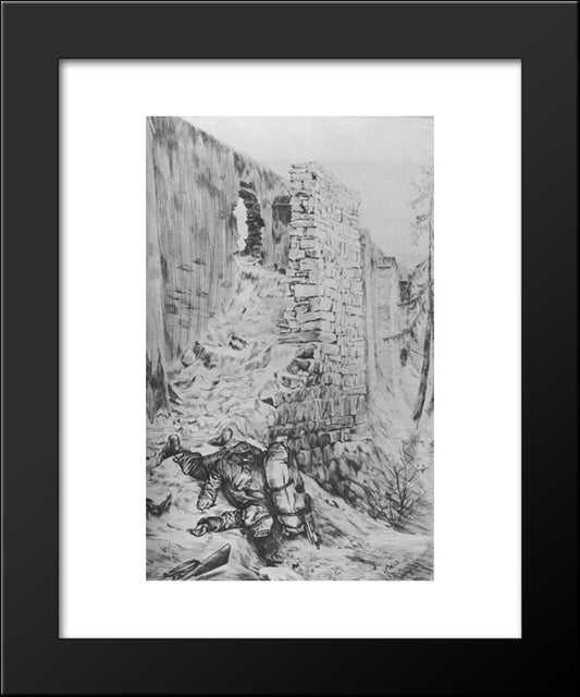 The First Man I Saw 20x24 Black Modern Wood Framed Art Print Poster by Tissot, James