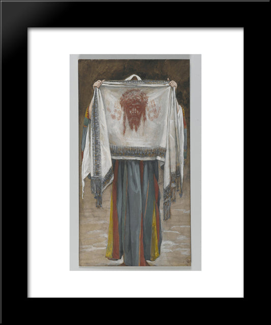 The Holy Face (La Sainte Face) 20x24 Black Modern Wood Framed Art Print Poster by Tissot, James