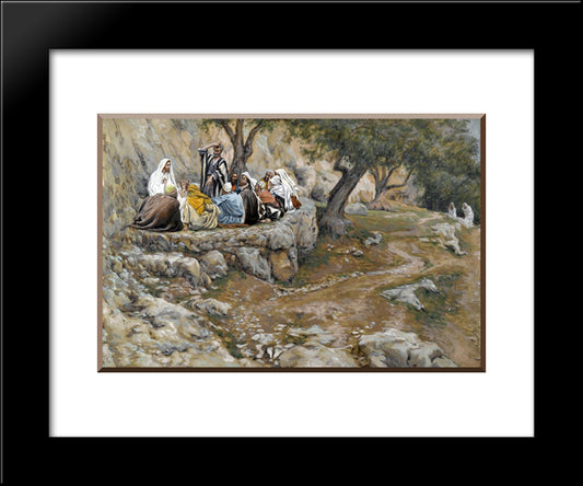 The Primacy Of Saint Peter 20x24 Black Modern Wood Framed Art Print Poster by Tissot, James