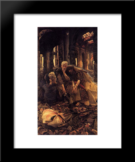 The Ruins (Inner Voices) 20x24 Black Modern Wood Framed Art Print Poster by Tissot, James