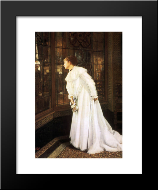 The Stairs 20x24 Black Modern Wood Framed Art Print Poster by Tissot, James