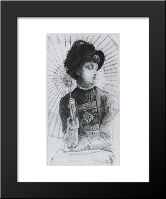 The Summer 20x24 Black Modern Wood Framed Art Print Poster by Tissot, James