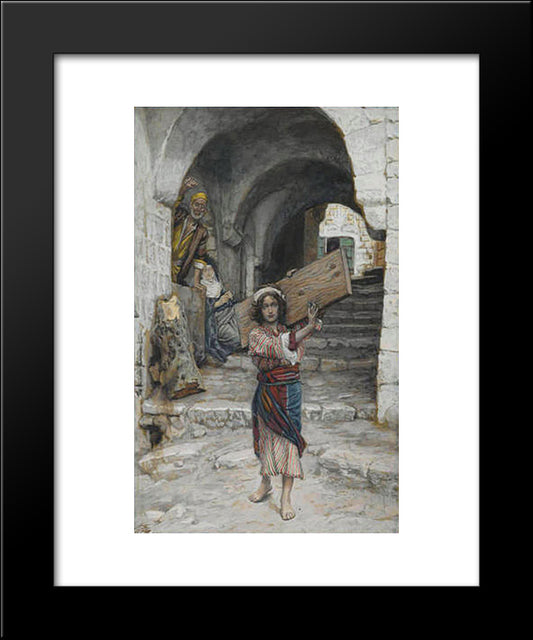 The Youth Of Jesus, Illustration For 'The Life Of Christ' 20x24 Black Modern Wood Framed Art Print Poster by Tissot, James