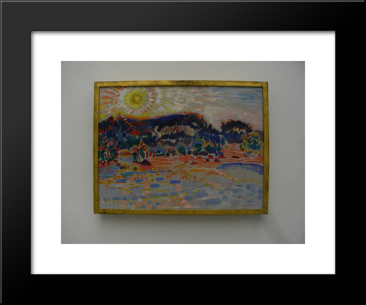 Landscape 20x24 Black Modern Wood Framed Art Print Poster by Sluyters, Jan