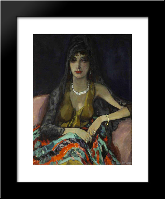 Selling 20x24 Black Modern Wood Framed Art Print Poster by Sluyters, Jan