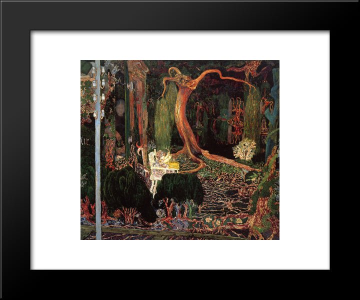 The New Generation 20x24 Black Modern Wood Framed Art Print Poster by Toorop, Jan