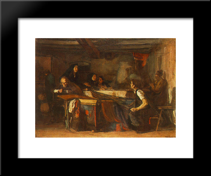 The Legacy 20x24 Black Modern Wood Framed Art Print Poster by Tornyai, Janos