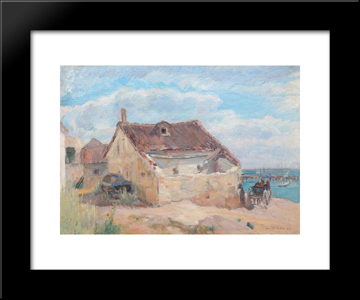 Cherhana 20x24 Black Modern Wood Framed Art Print Poster by Steriadi, Jean Alexandru