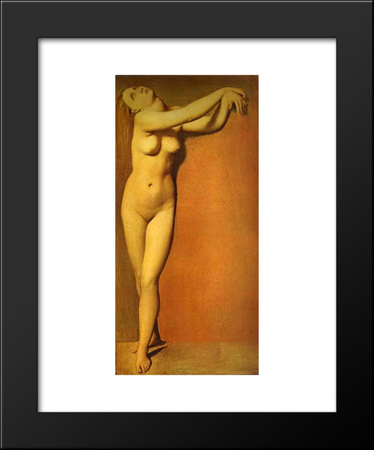 Angelica. Study For The Roger Delivering Angelica 20x24 Black Modern Wood Framed Art Print Poster by Ingres, Jean Auguste Dominique