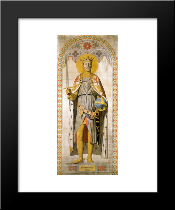 Duke Ferdinand-Philippe Of Orleans, As St. Ferdinand Of Castile 20x24 Black Modern Wood Framed Art Print Poster by Ingres, Jean Auguste Dominique