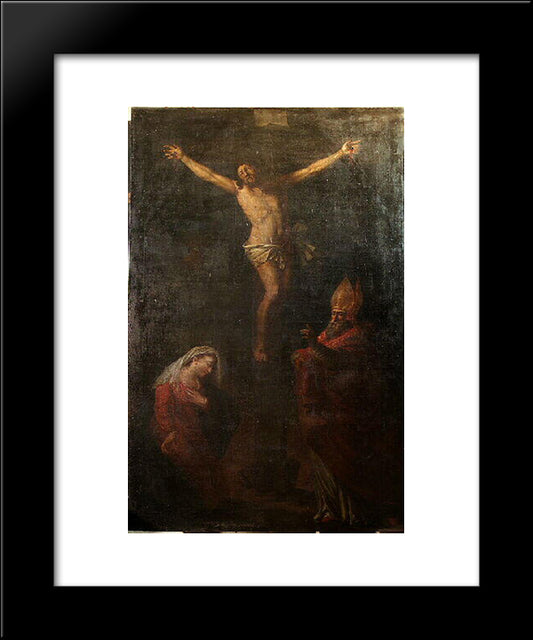 The Crucifixion 20x24 Black Modern Wood Framed Art Print Poster by Ingres, Jean Auguste Dominique