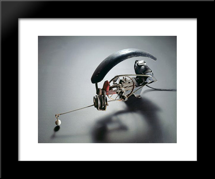Mautz Ii 20x24 Black Modern Wood Framed Art Print Poster by Tinguely, Jean