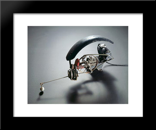 Mautz Ii 20x24 Black Modern Wood Framed Art Print Poster by Tinguely, Jean