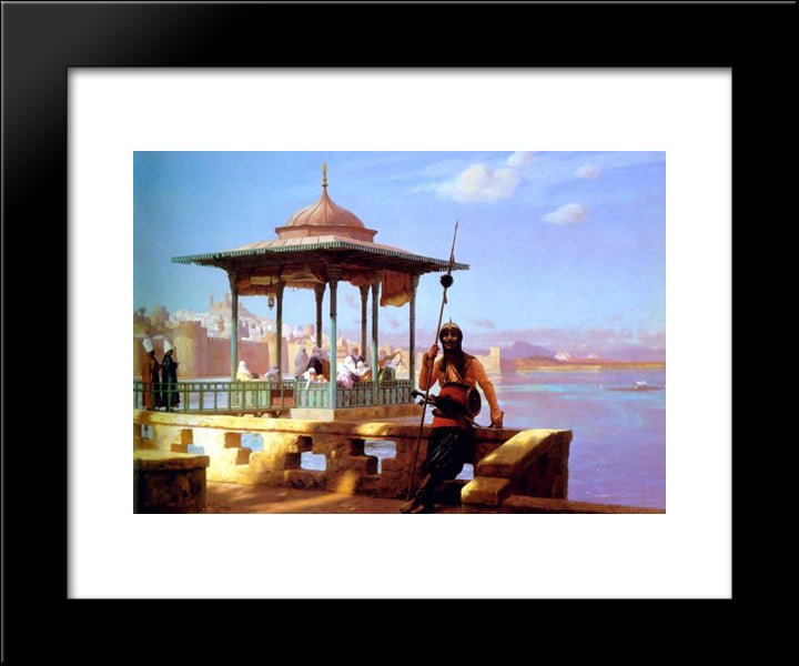 A Harem 20x24 Black Modern Wood Framed Art Print Poster by Gerome, Jean Leon