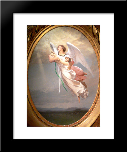 A Soul Taken Away By An Angel 20x24 Black Modern Wood Framed Art Print Poster by Gerome, Jean Leon