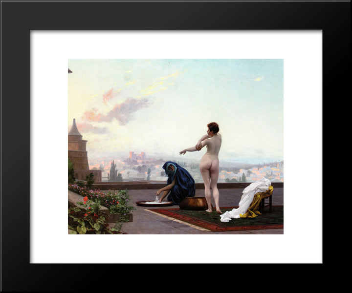 Bathsheba 20x24 Black Modern Wood Framed Art Print Poster by Gerome, Jean Leon