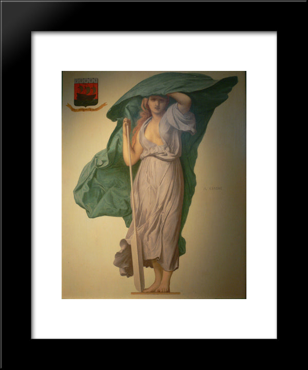 The Odysseus 20x24 Black Modern Wood Framed Art Print Poster by Gerome, Jean Leon