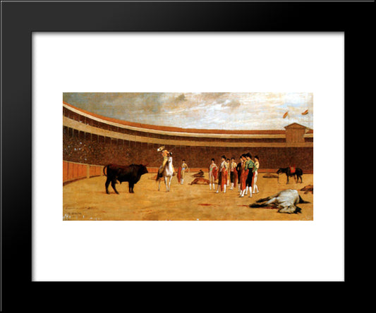 The Picador 20x24 Black Modern Wood Framed Art Print Poster by Gerome, Jean Leon