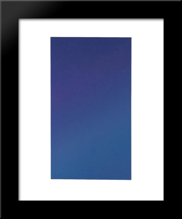 Blue 20x24 Black Modern Wood Framed Art Print Poster by Verheyen, Jef