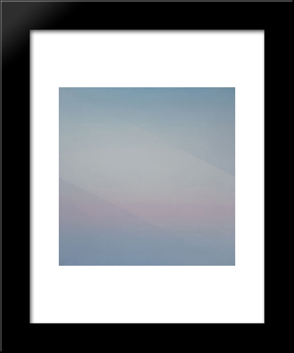 Matin 20x24 Black Modern Wood Framed Art Print Poster by Verheyen, Jef
