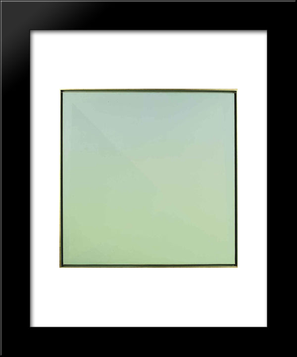 Schimmen (Petite Peinture) 20x24 Black Modern Wood Framed Art Print Poster by Verheyen, Jef