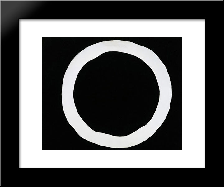 To Martha'S Memory 20x24 Black Modern Wood Framed Art Print Poster by Yoshihara, Jiro