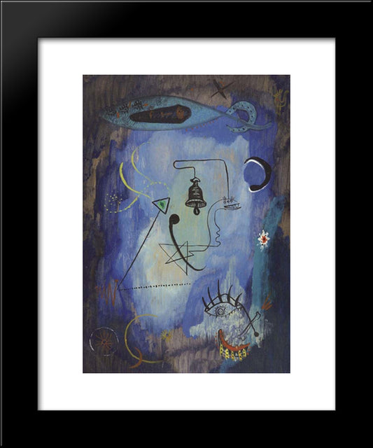 Dau Al Set 20x24 Black Modern Wood Framed Art Print Poster by Ponc, Joan